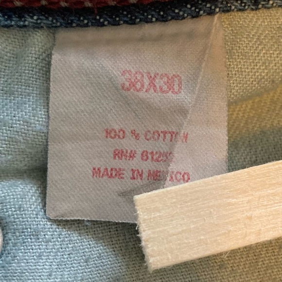 Vintage Arizona Jean Company Relaxed Fit Distressed Straight Leg Jeans | 38 X 30 - Picture 3 of 12